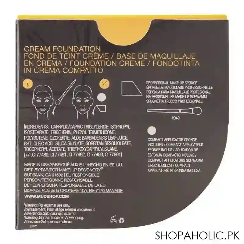 mud makeup designory cream foundation compact, wb2 image5