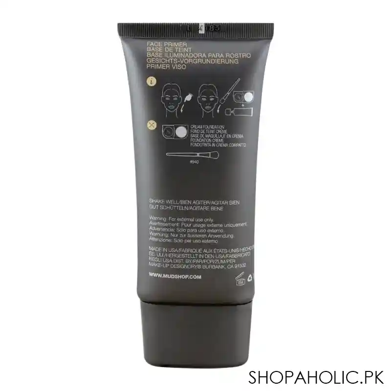 mud makeup designory face primer, 50ml image2