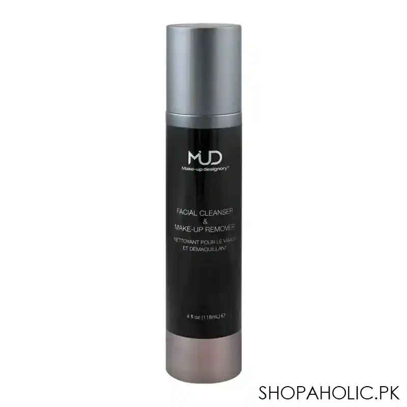 mud makeup designory facial cleanser & makeup remover, 118ml main image