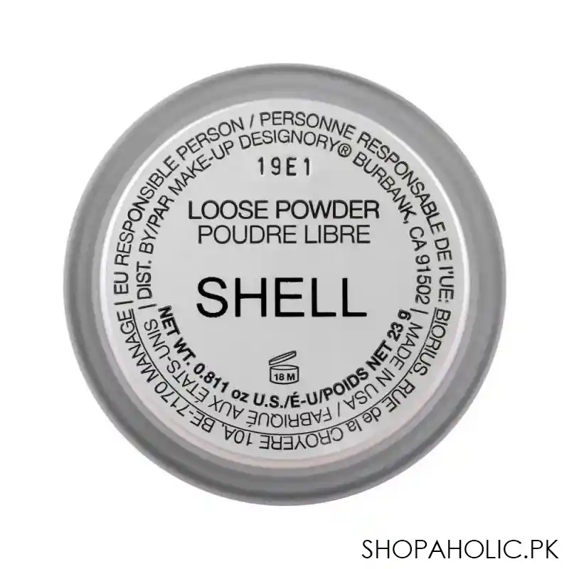 mud makeup designory loose powder, shell image2