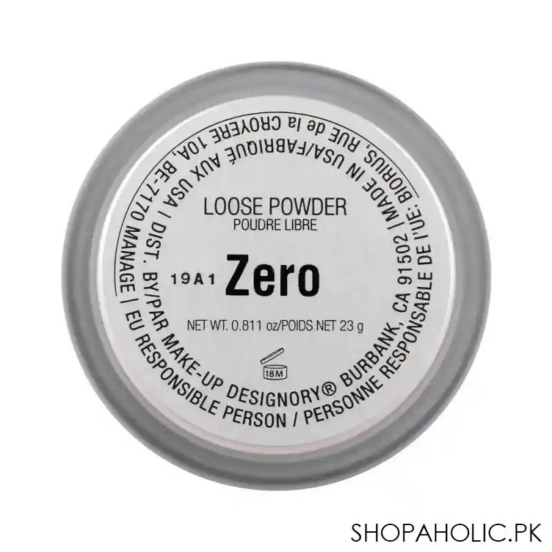 mud makeup designory loose powder, zero image2