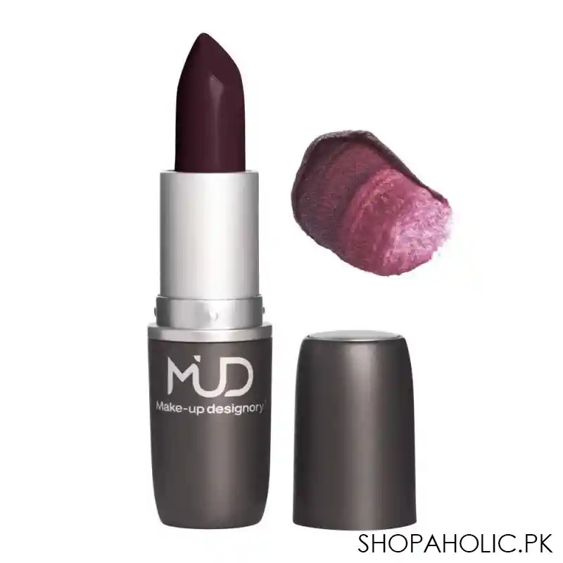 mud makeup designory sheer lipstick, eggplant main image