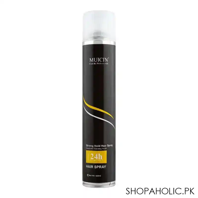 muicin 24 hours flexible hold strong hold hair spray, 420ml main image