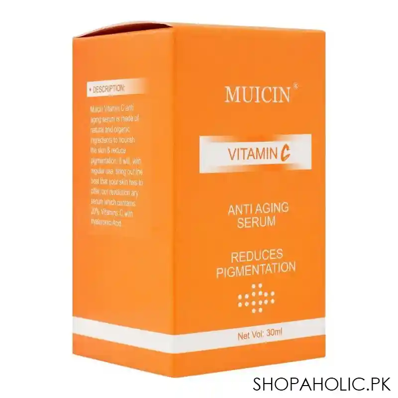 muicin anti aging vitamin c face serum, 30ml image2