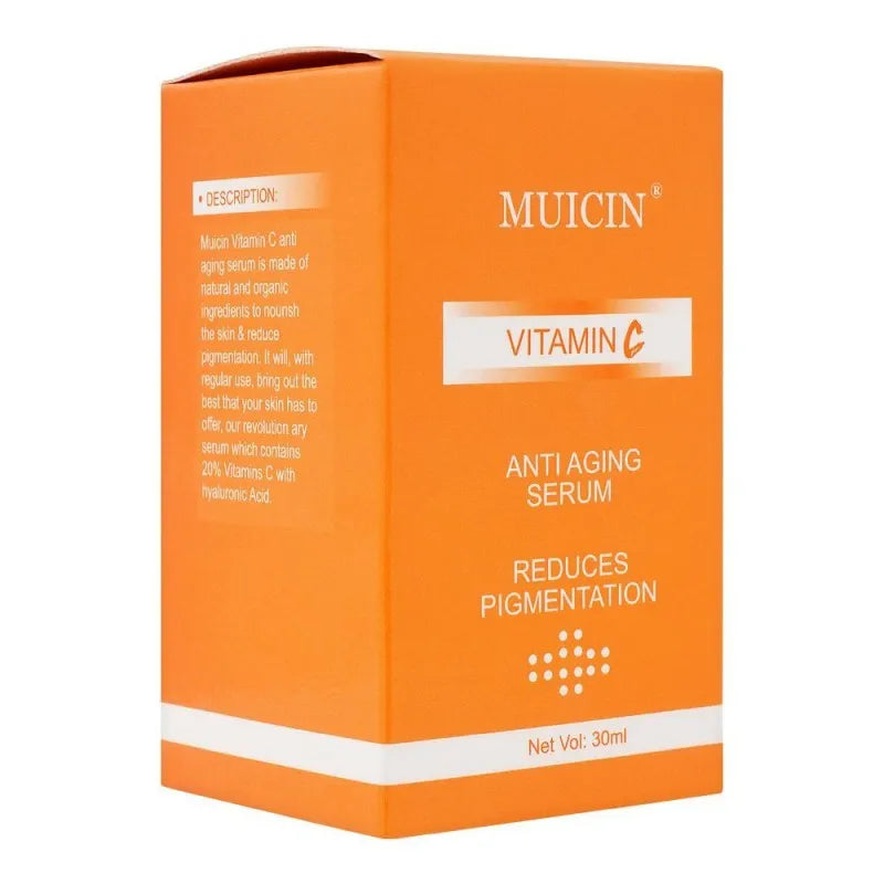 muicin anti aging vitamin c face serum, 30ml image2