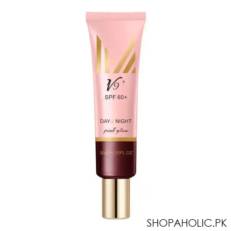 muicin baby v9+ spf 60+ day & night pink glow isolation makeup primer, 30g main image