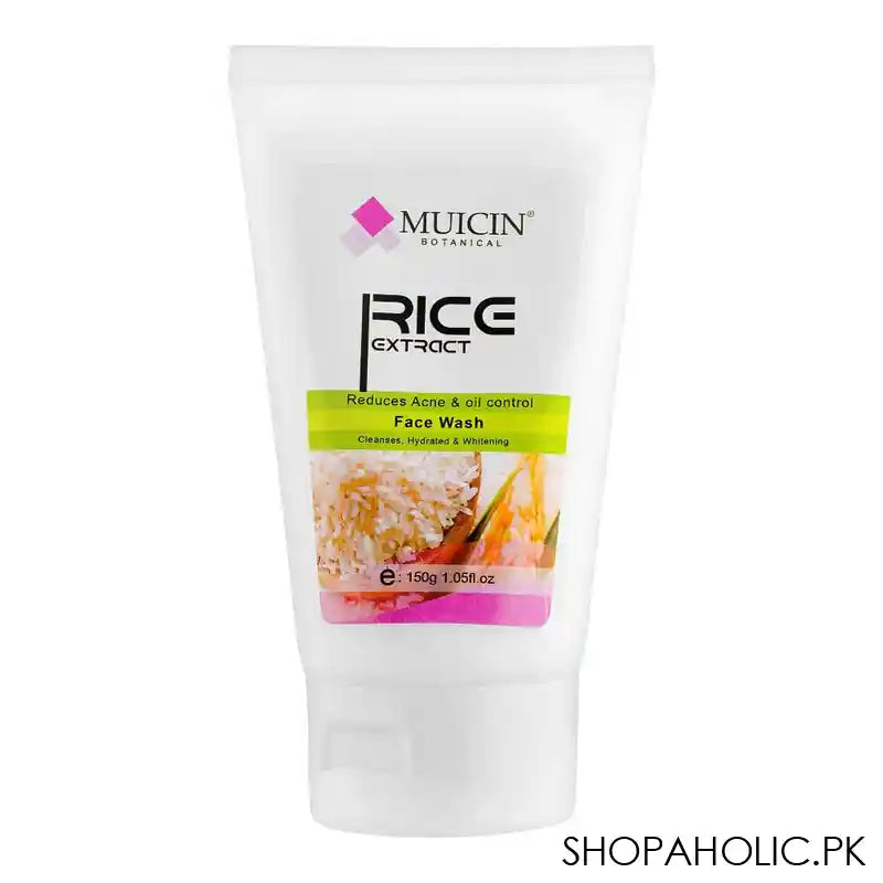 Muicin Rice Extract Reduces Acne & Oil Control Face Wash, 150g - Main Image