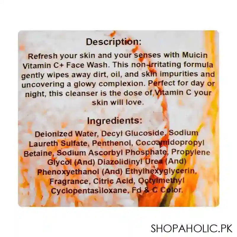 Muicin Rice Extract Reduces Acne & Oil Control Face Wash, 150g - Image 3