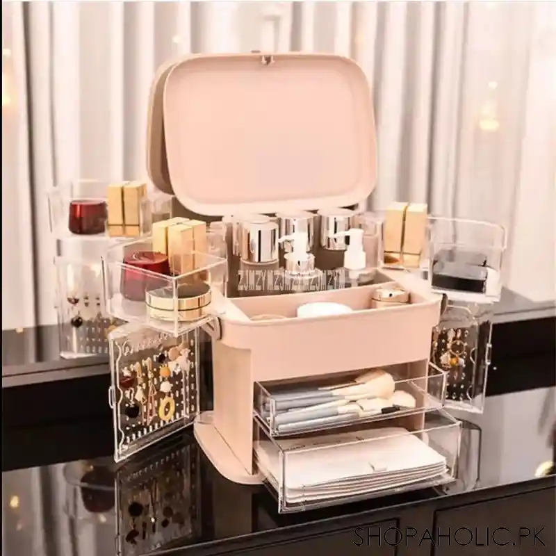 multi layer cosmetic storage box main image