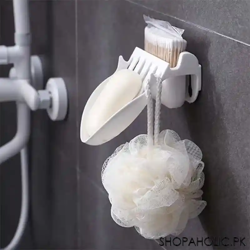 multifunction wall mounted creative soap holder main image