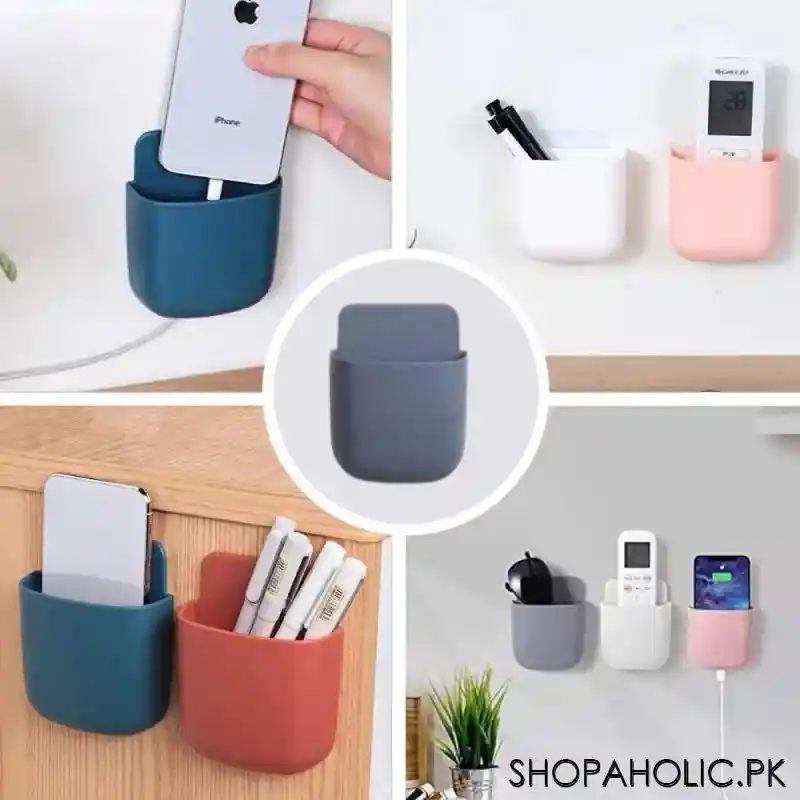 multifunction wall mounted mobile phone plug holder image4