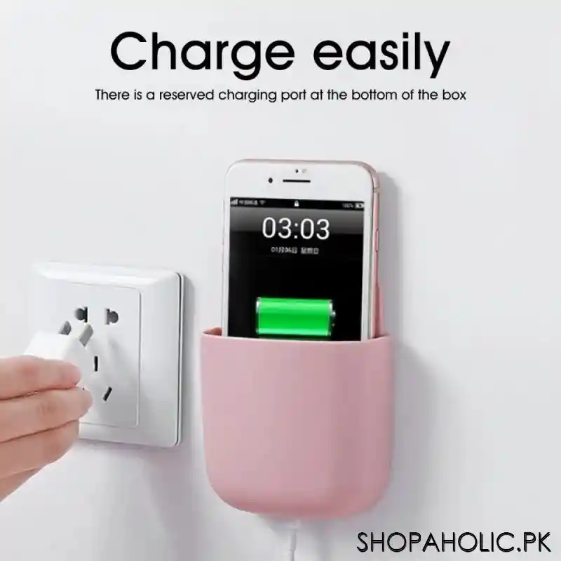 multifunction wall mounted mobile phone plug holder image6