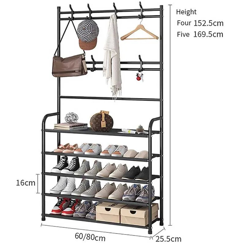 multifunctional coat & shoes rack image9