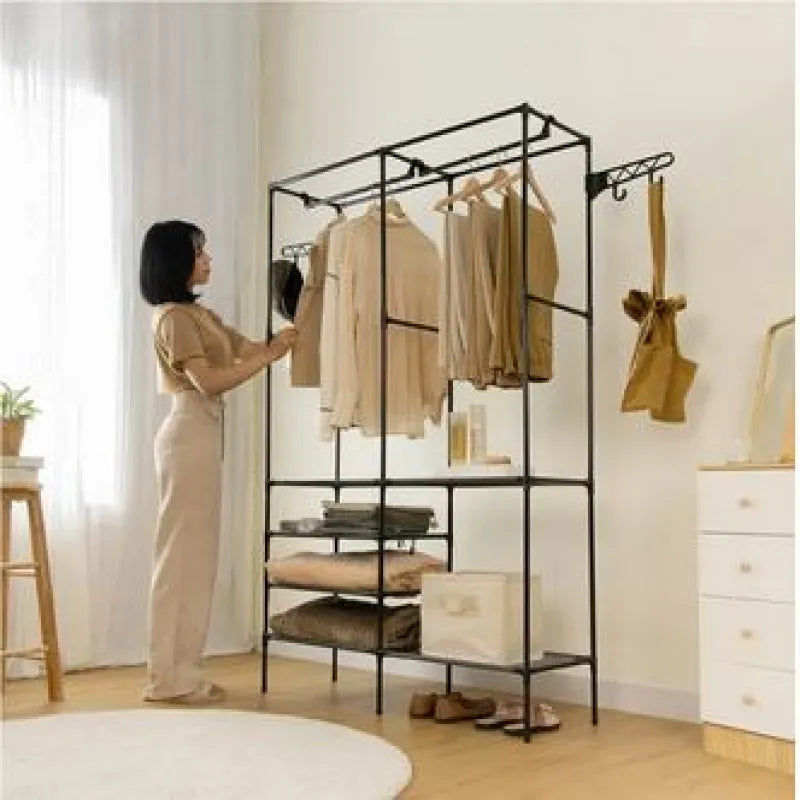 multifunctional garments clothes hanger stand image6