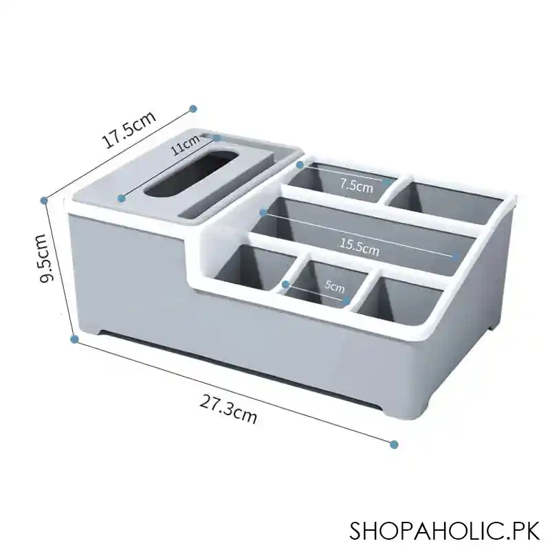 multifunctional tissue box with storage box for home and office image5