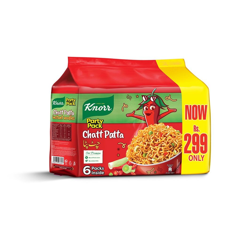 Knorr Noodles Chatt Patta, 6-Pack, 6 X 50g - Main Image