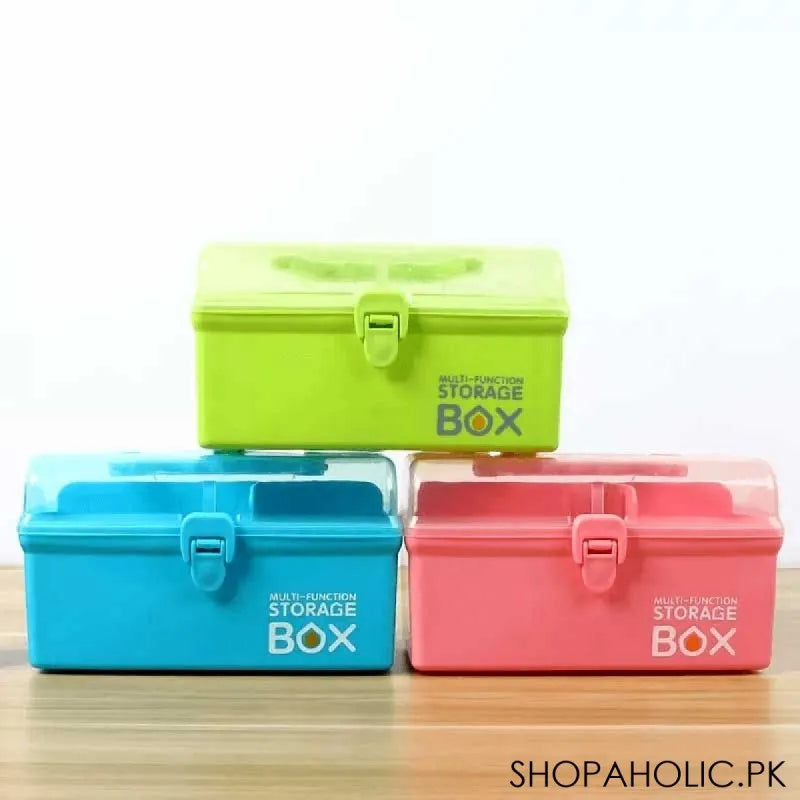 multipurpose medicine storage box with removable tray image4