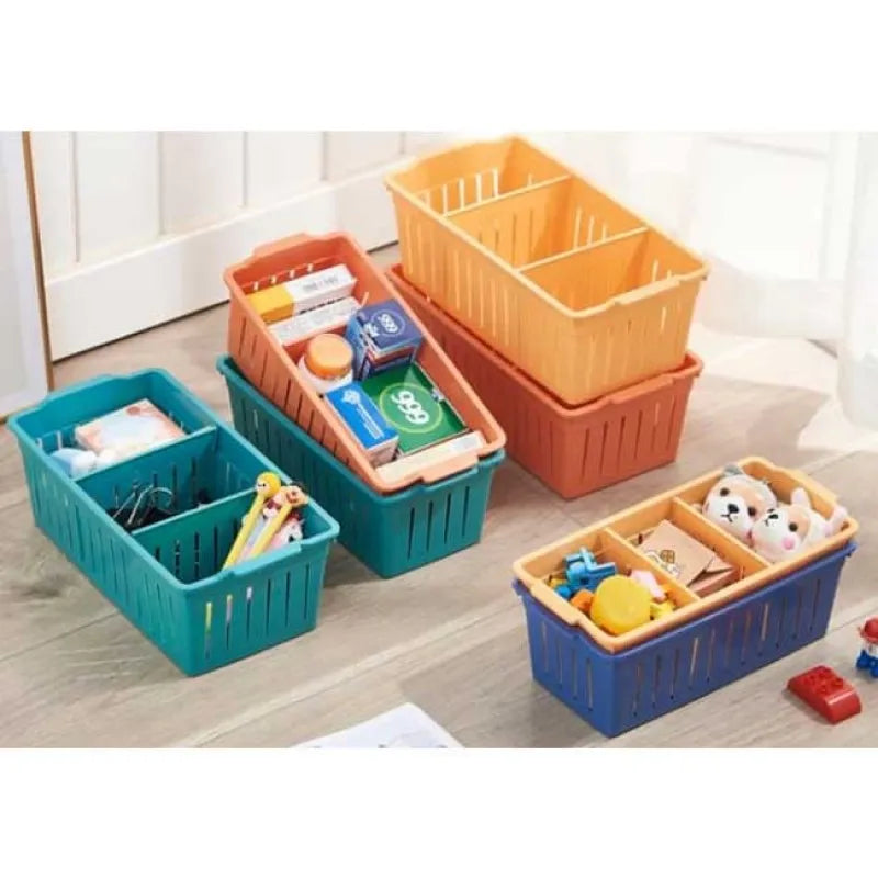 multipurpose plastic divider basket   small main image