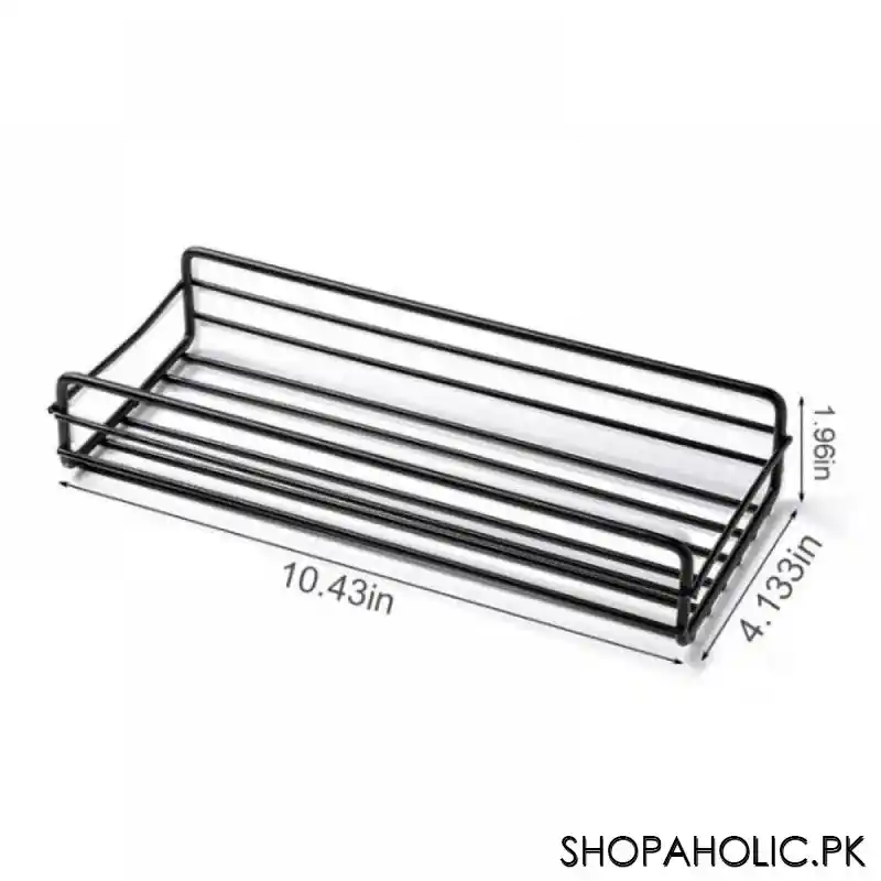 multipurpose rectangular metal shelf for kitchen & bathroom image3