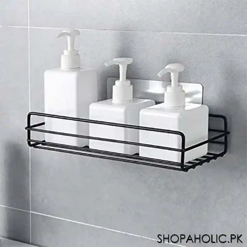 multipurpose rectangular metal shelf for kitchen & bathroom image4