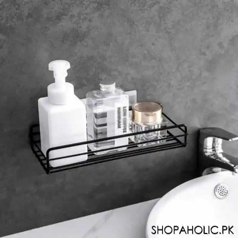 multipurpose rectangular metal shelf for kitchen & bathroom image5