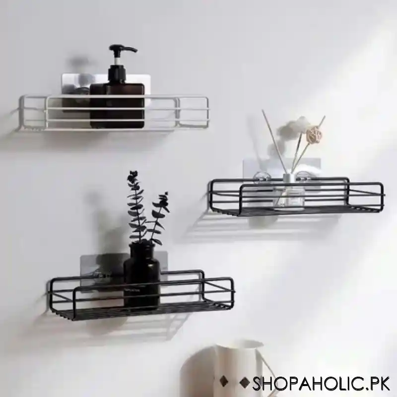 multipurpose rectangular metal shelf for kitchen & bathroom image7