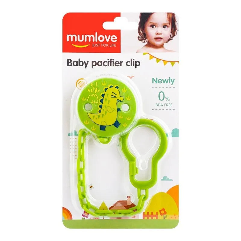 mum love baby pacifier clip, green, p3637 main image