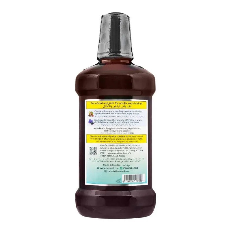 munnish herbal adult mouth wash, 500ml image2