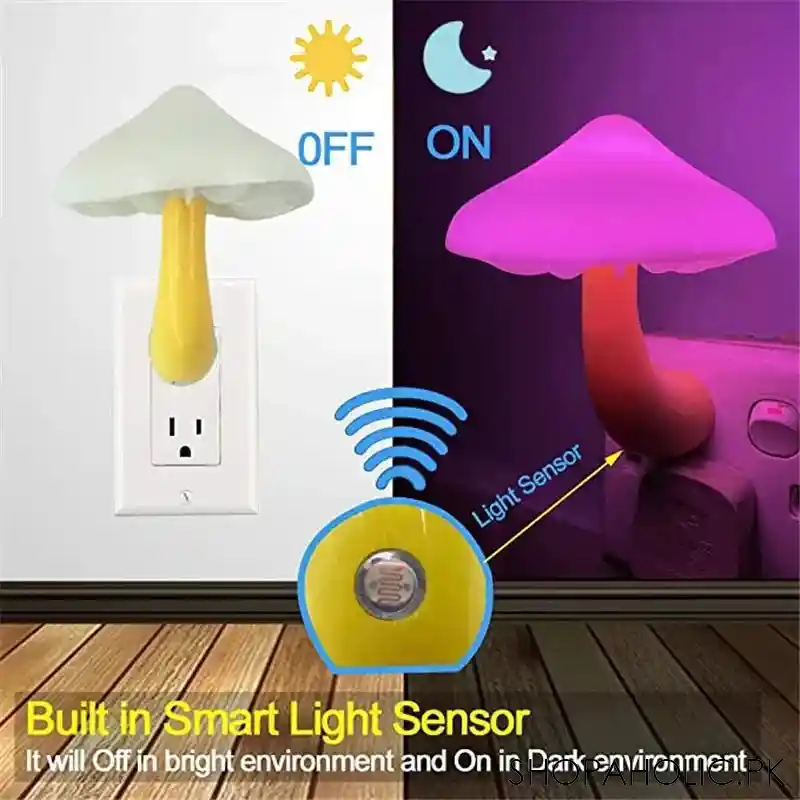 mushroom socket night light (1piece) image3