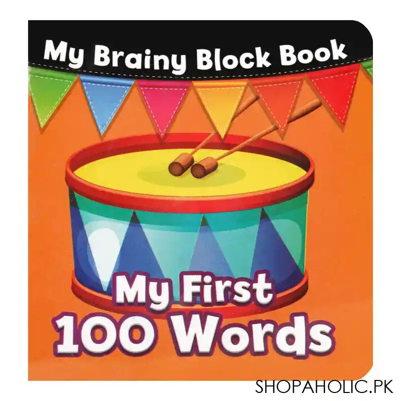 My Brainy Block Books: My First 100 Words Book - Main Image