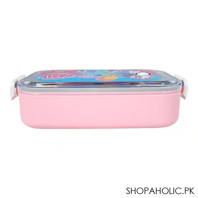 My Little Pony Stainless Steel Lunch Box, Pink, 6.7in (H) x 3.1in (W) x 2in (D), 0030-K2 - Image 2