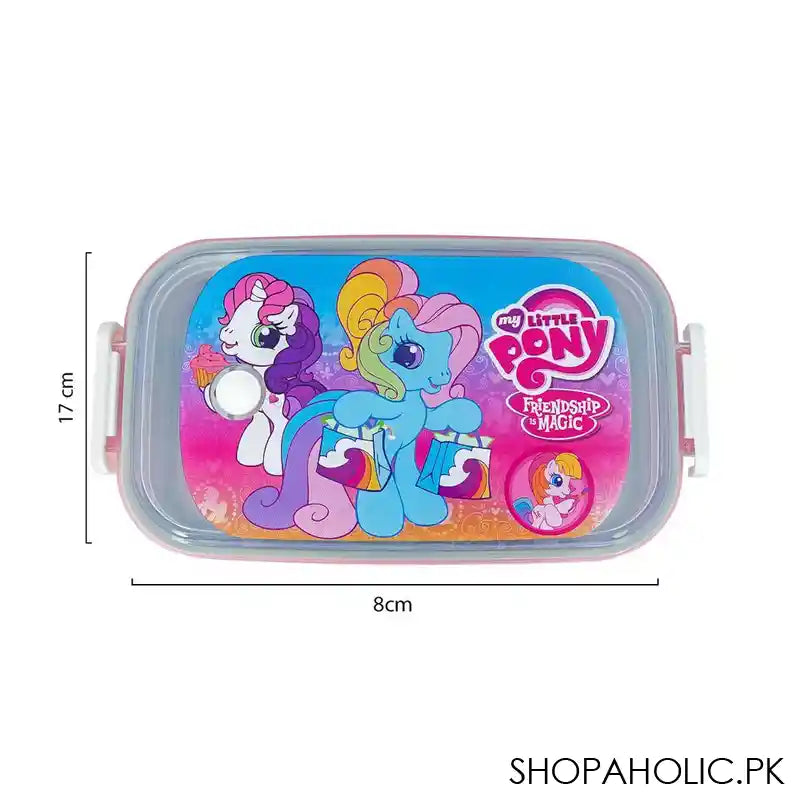 My Little Pony Stainless Steel Lunch Box, Pink, 6.7in (H) x 3.1in (W) x 2in (D), 0030-K2 - Image 4