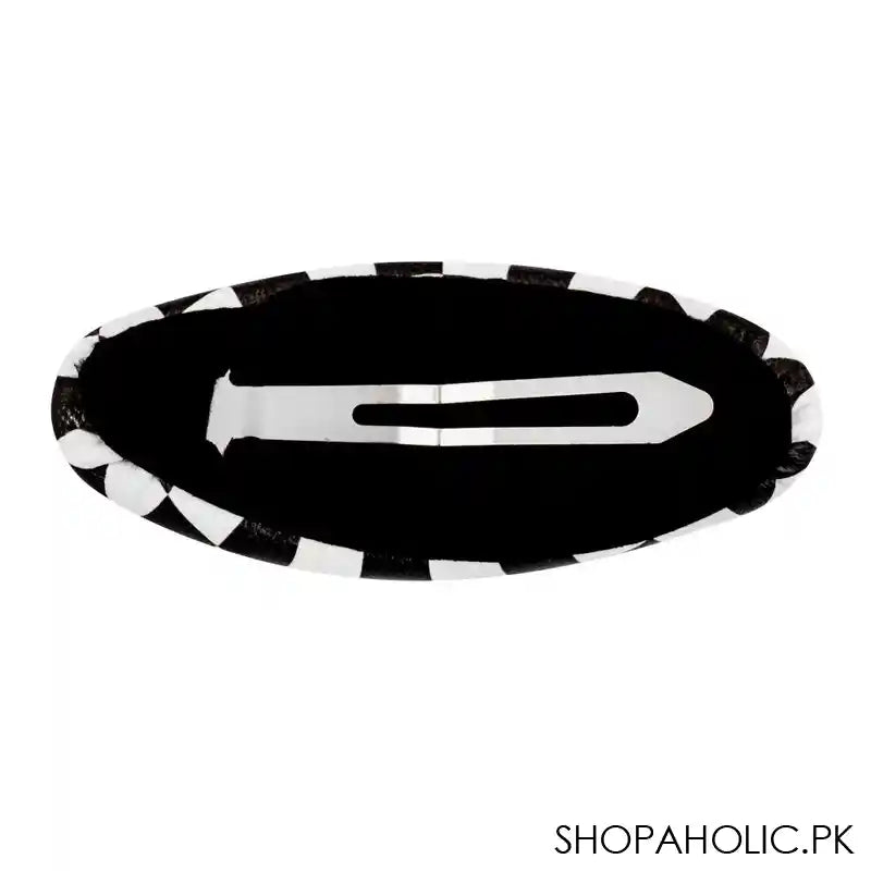 Naheed Hair Pin, Black & White, J0063 - Image 2