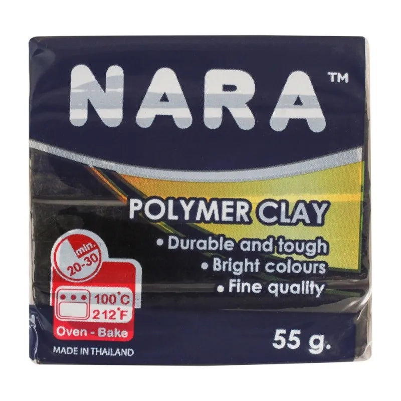 nara polymer clay, black, 55g main image