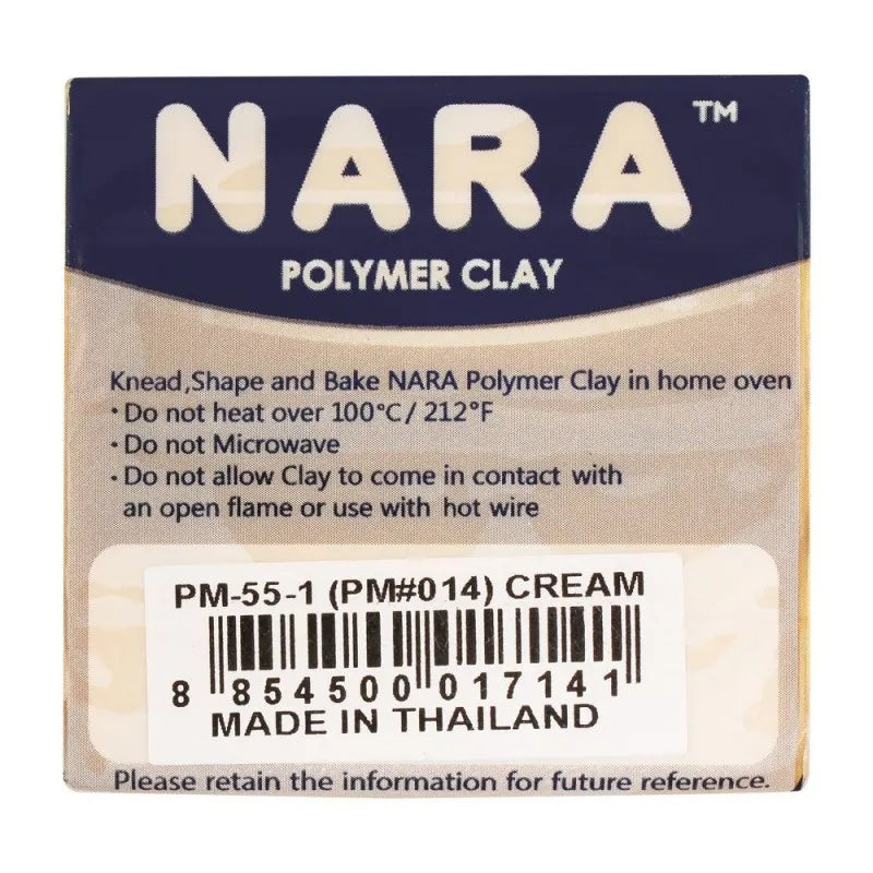 nara polymer clay, cream, 55g image2