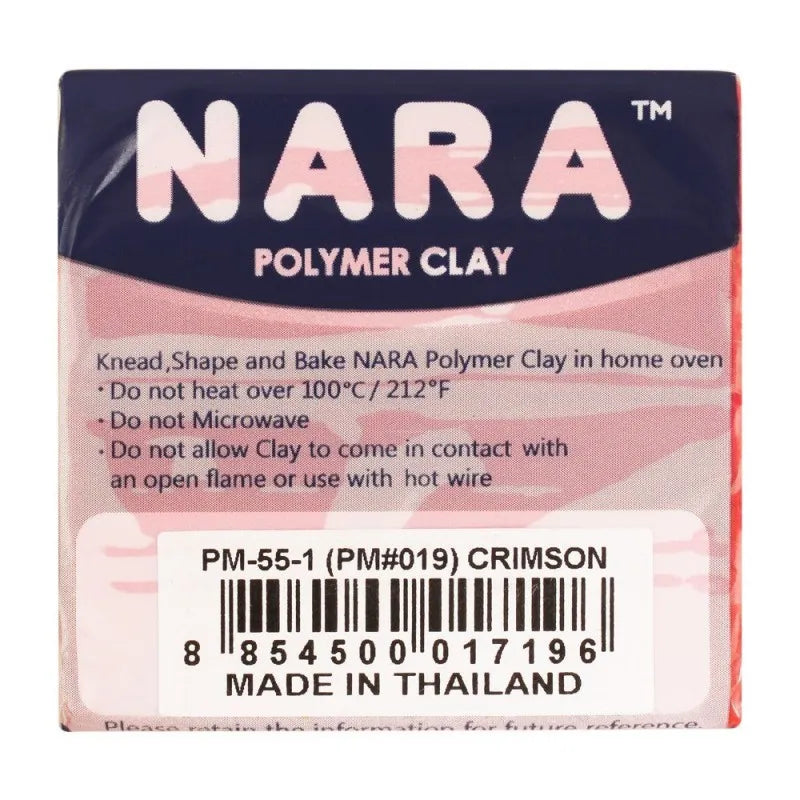 nara polymer clay, crimson, 55g image2