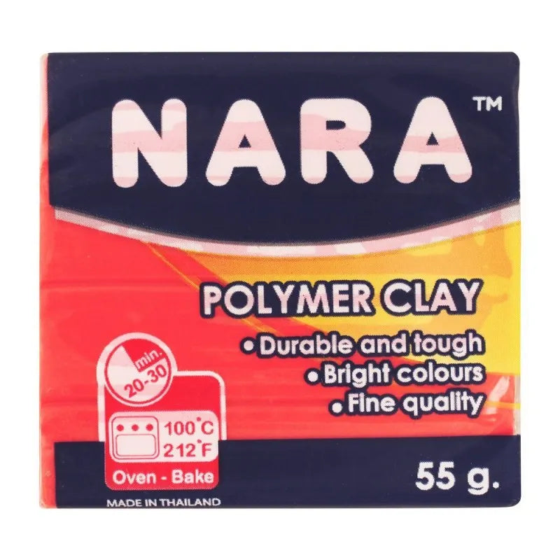 nara polymer clay, crimson, 55g main image