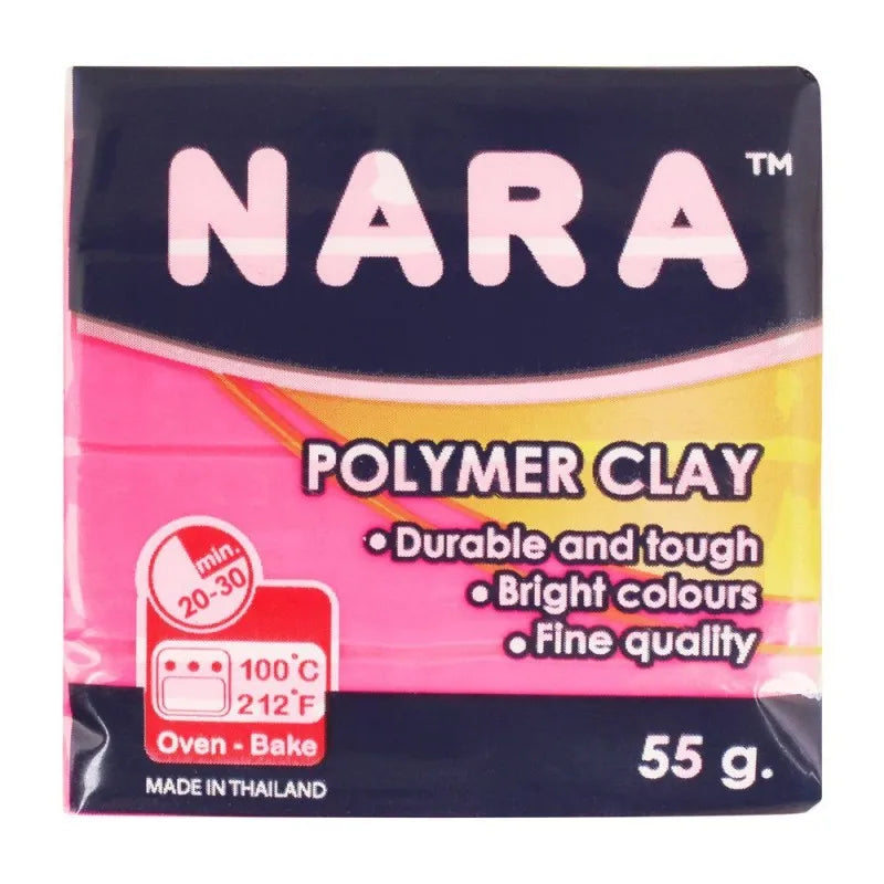 nara polymer clay, hot pink, 55g main image