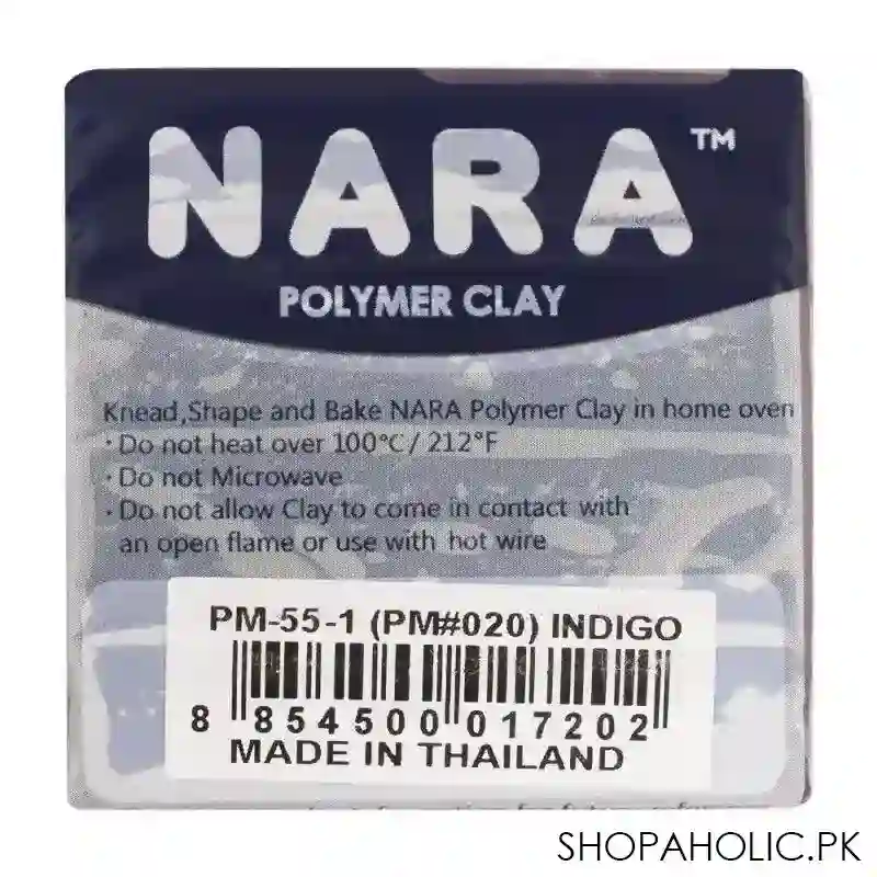 nara polymer clay, indigo, 55g image2