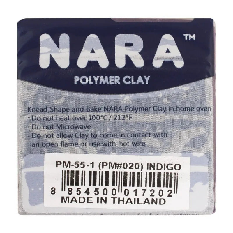 nara polymer clay, indigo, 55g image2