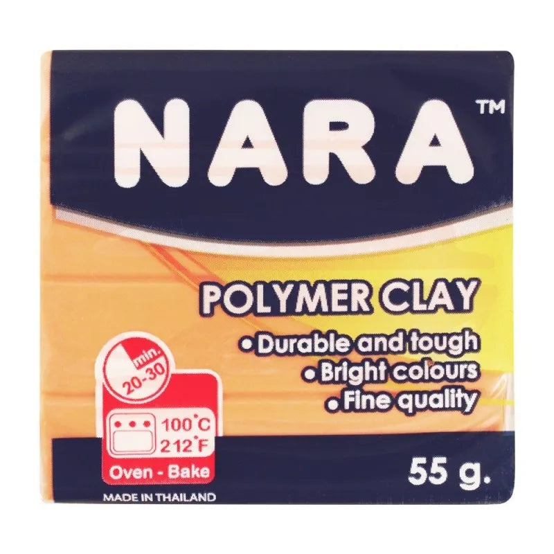 nara polymer clay, peach, 55g main image