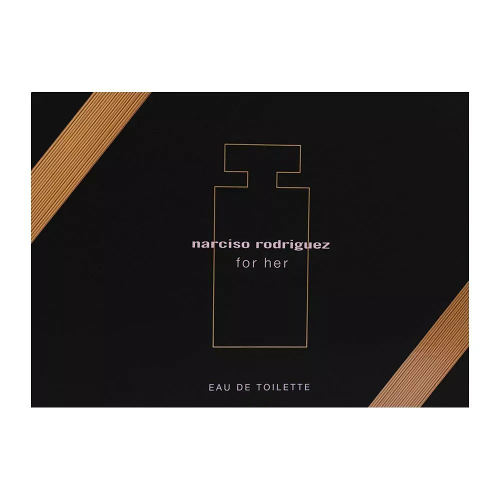 narciso rodriguez for her set eau de toilette 100ml + eau de toilette 10ml + body lotion, 50ml image2