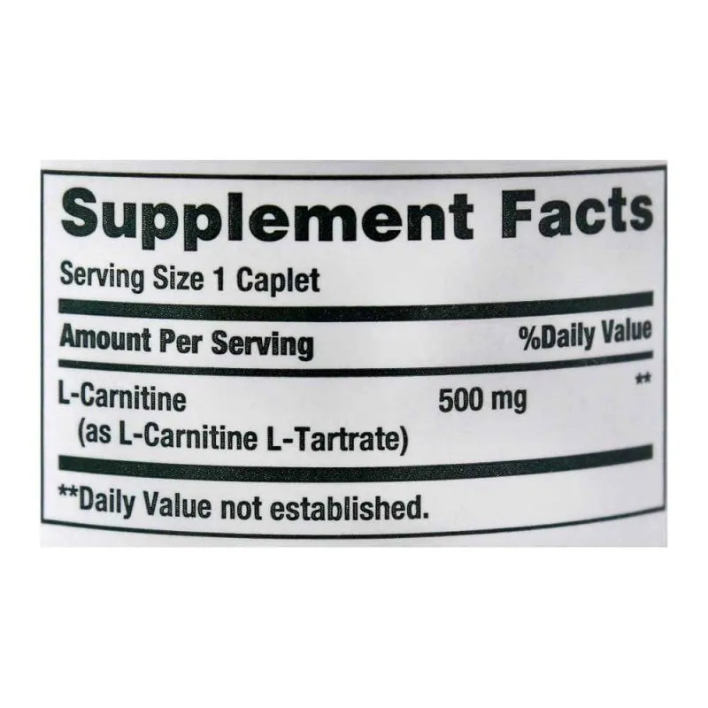 nature's bounty l carnitine, 500mg, 30 caplets, amino acid supplement image3