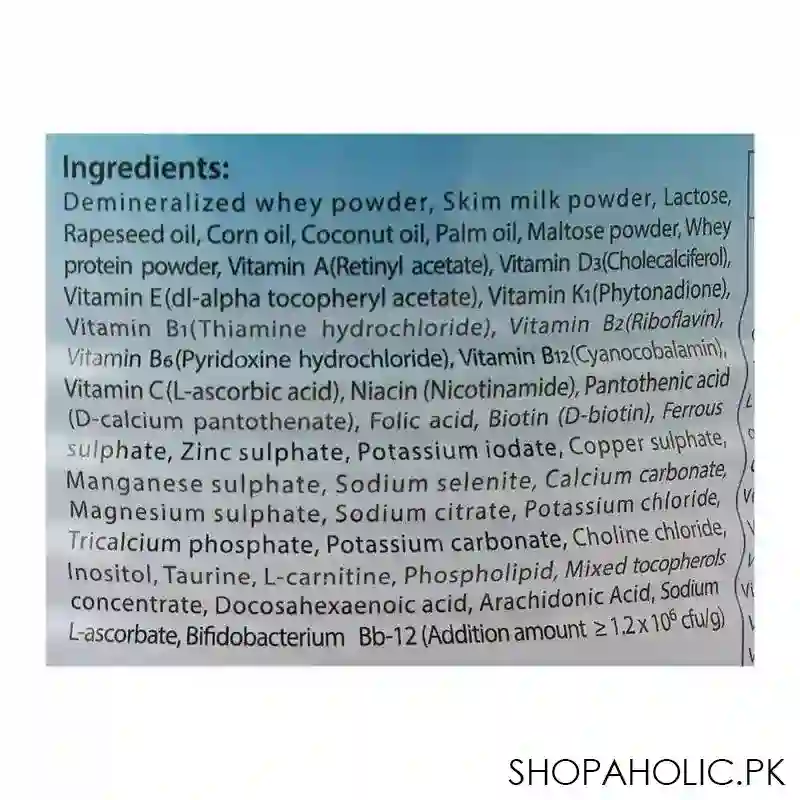 neolac no. 1, infant formula, 400g image3