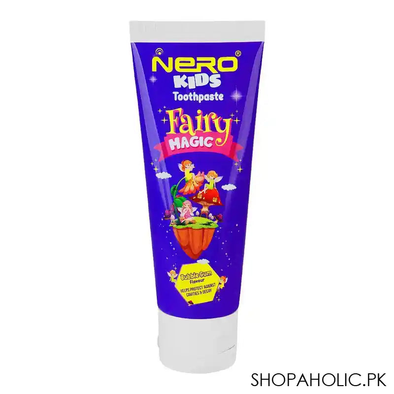 Nero Fairy Magic Bubble Gum Kids Toothpaste, 50ml - Main Image