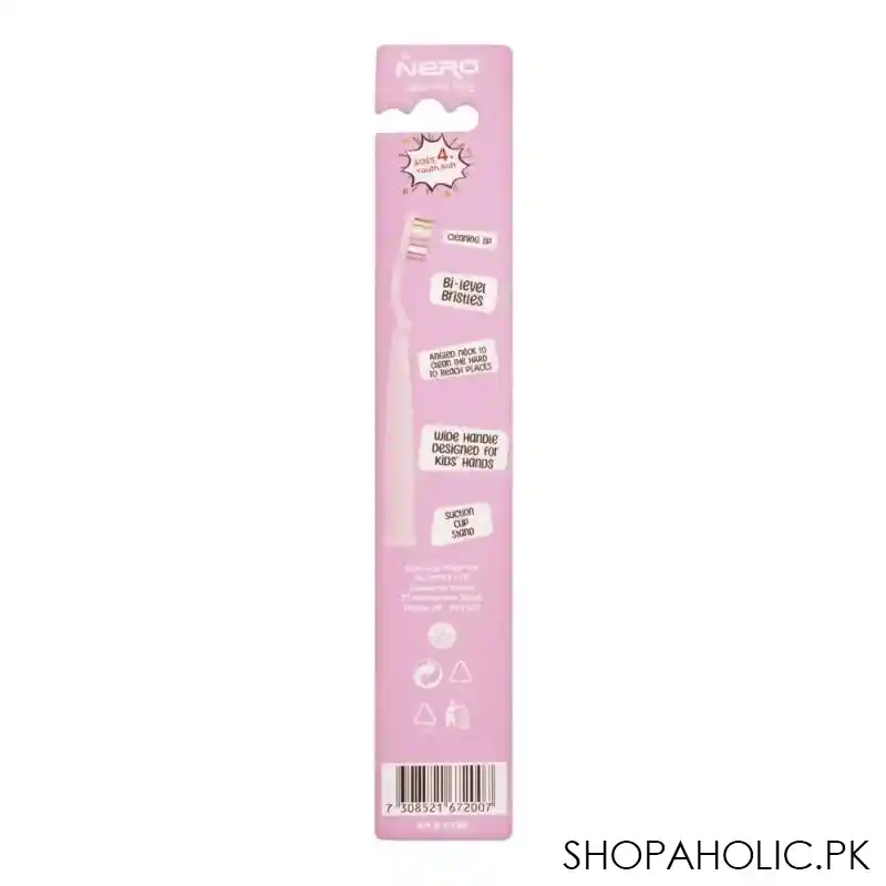 nero kids princess 4+ years toothbrush, k 506 image2