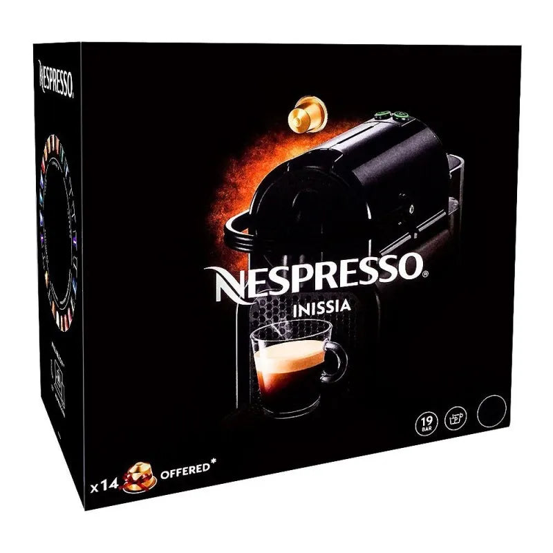 nespresso inissia machine, nn d40 me bk ne main image