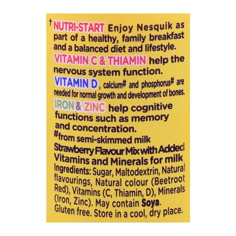 nesquik strawberry powder 300g image3