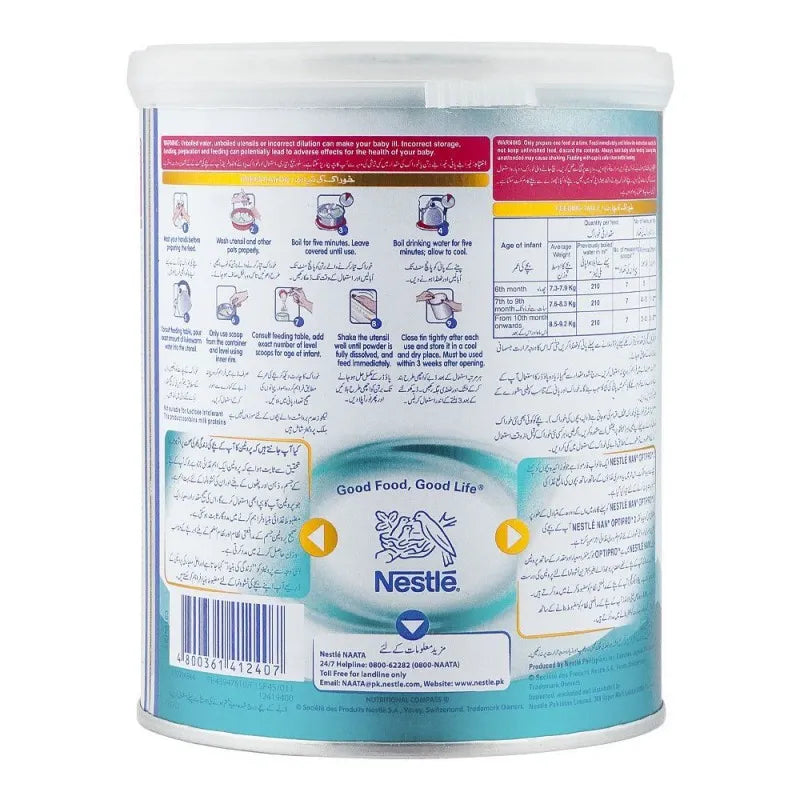 nestle nan optipro, stage 2, follow up formula, 400g image2