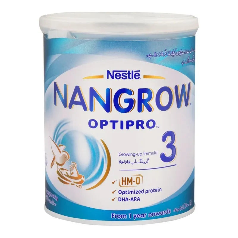 nestle nan optipro, stage 3, growing up formula, tin, 400g main image